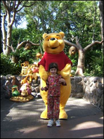 Next the Pooh ride.