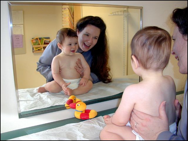 Nine month check up.
