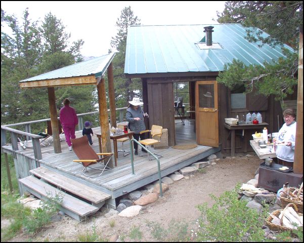 Oh boy, Grandma Alberta is making blueberry pancakes!