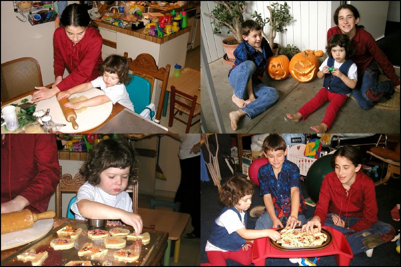 Cousing are great for helpin me bake cookies and carve pumpkins