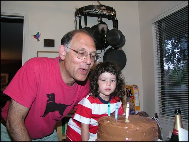 Celebrating Daddy's birthday