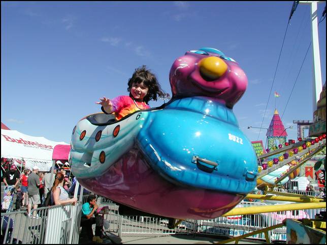 The Tulsa Fair was lots of fun -- especially the rides!