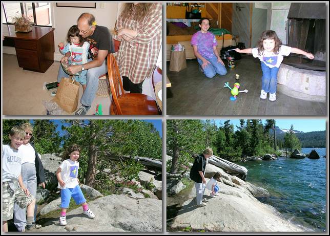 The Carr-Bell-Siegel reunion at the cabin
