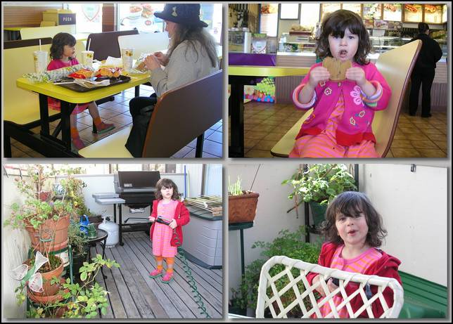 Lunch on the weekend at the yellow tables (Subway) became a tradition