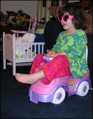 Riding Bertie to work