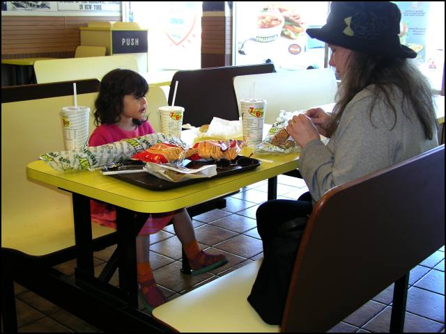 Lunch at the Subway