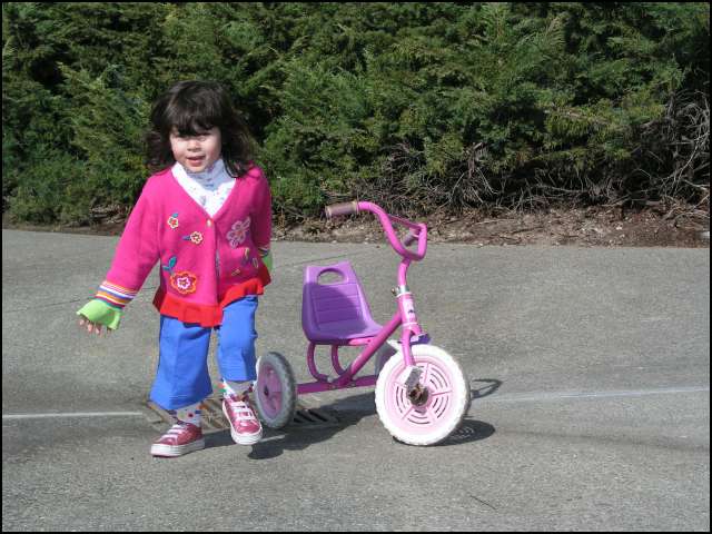 I can get the hang of this tricycle (I think)