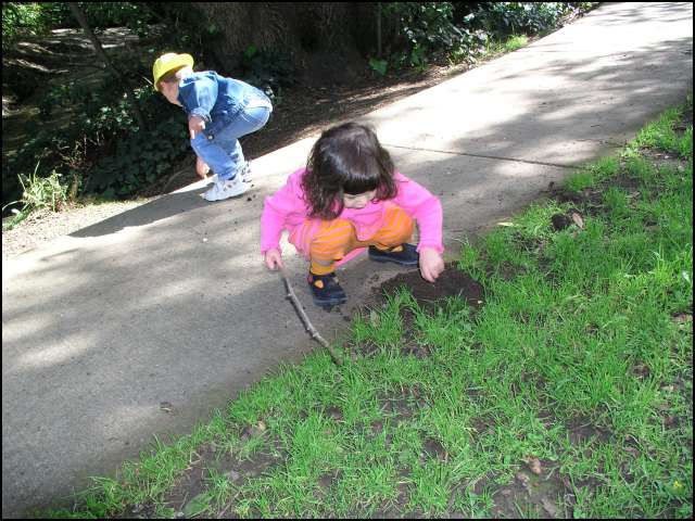 There's always time to play with dirt