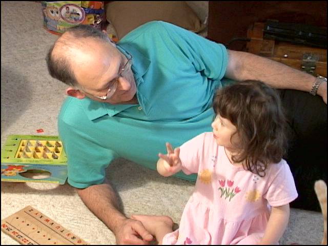 Three little monkeys jumping on the bed, one fell ...