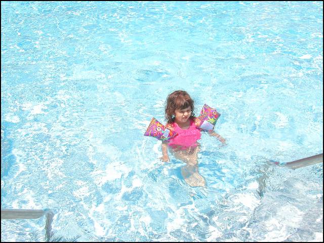 Swimming in the big pool