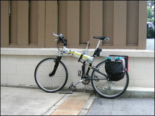 Lock up my bike at its reserved spot