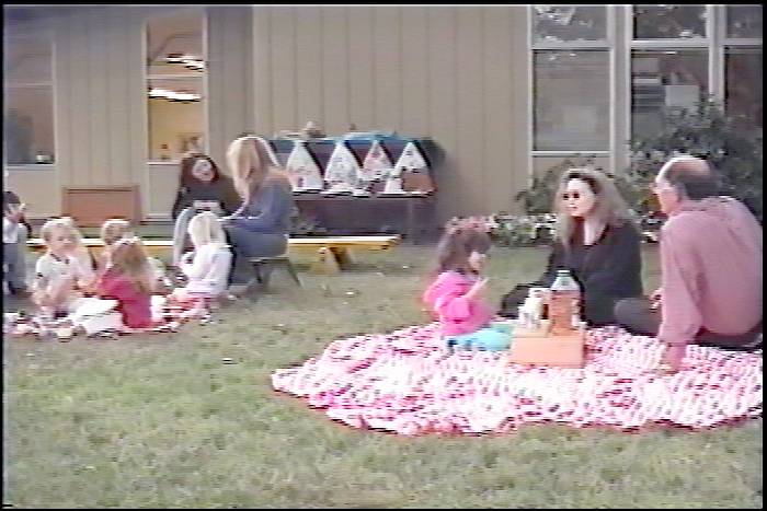 The parents brought great dishes for the picnic