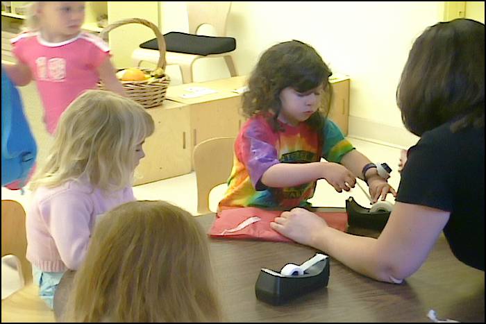 wraping a present for home