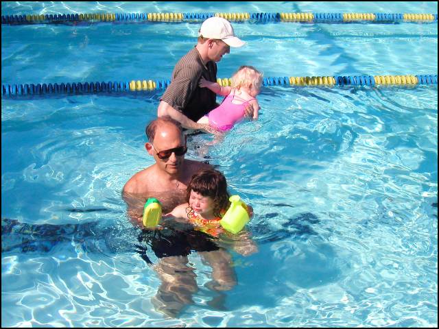 Why am I crying?  I want to learn to swim!