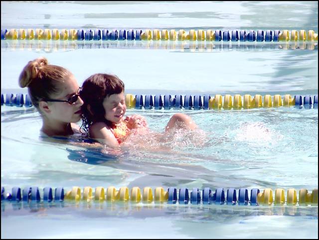 Kick those feet, try to keep your legs straight