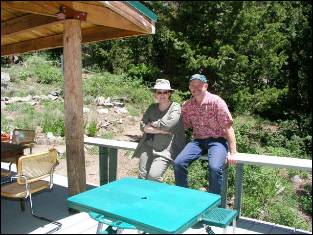 Linda and her brother-in-law Randy Bell