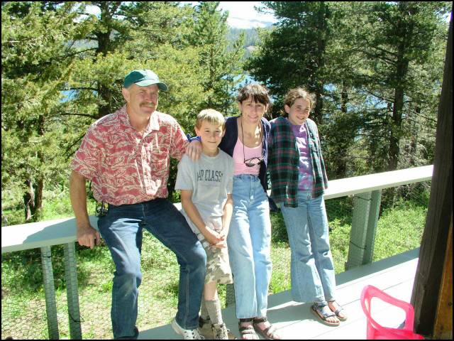 The Bell family -- Randy, Craig, Sharon, and Laura