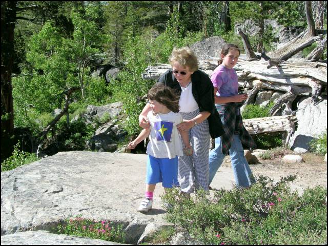 A warm up hike at the East end of the Lake to throw stones into the lake