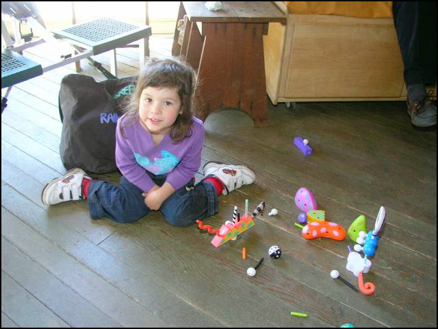 One of Sydney's favorite cabin toys