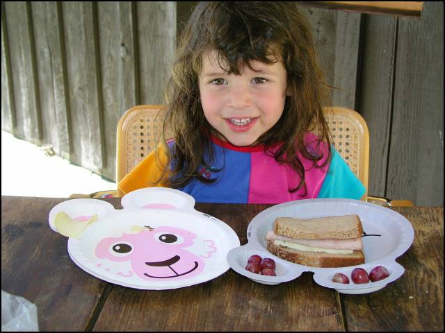My lambie plate is cute (but not as cute as me!)