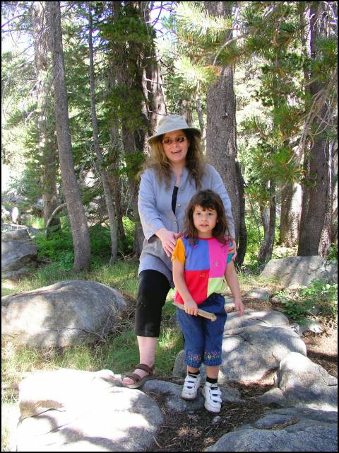 A short hike to the East end of Caples Lake