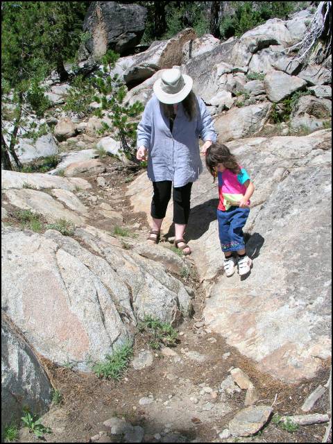 A short but tricky hike -- 