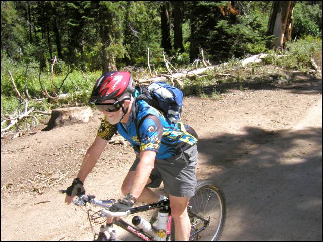 Mike McCabe on the trail