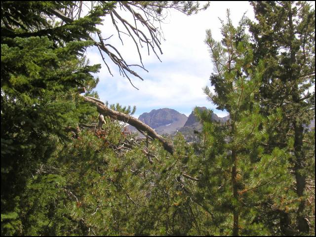 The view of Round Top mountain  through the windows is great