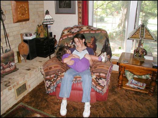 It's nice to be with cousin Laura