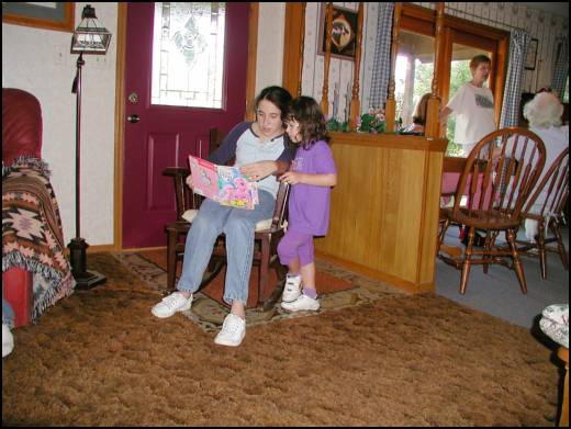 Laura's nice and read reads to me