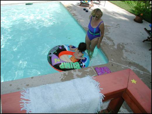 It's fun swimming with Sirpa