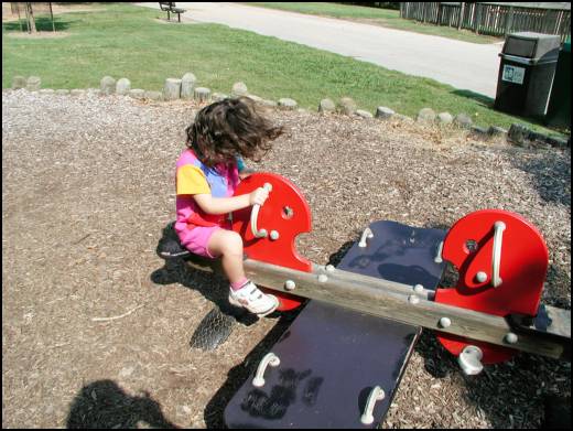 The zoo has a great playground