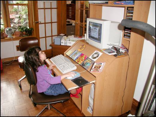 Mommy and Daddy will get me a computer when I get home