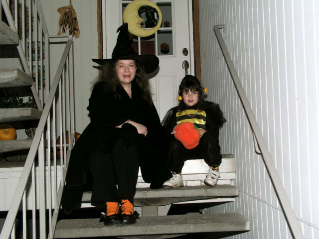 Here we go -- off trick or treating