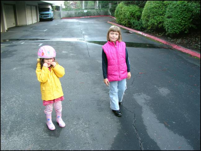 Hamming it up for the camera