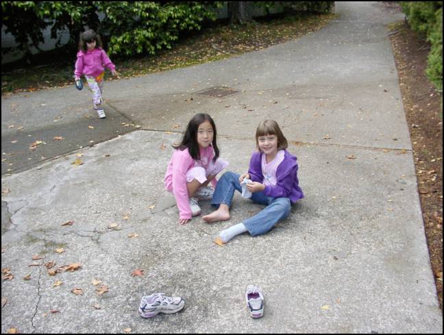 Playing with JoAnn and Kyrie