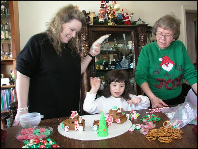 Building a gingerbread train