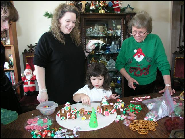Building a gingerbread train