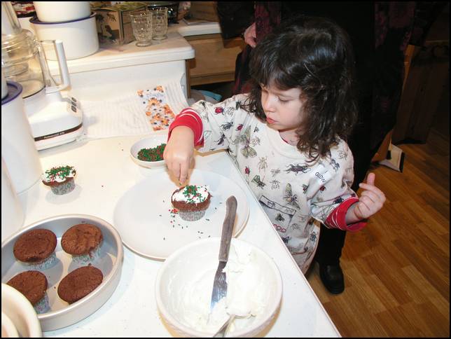Baking cupcakes