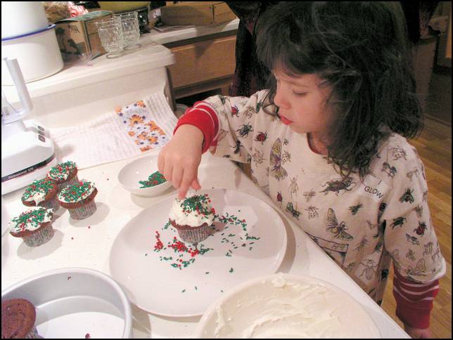 Baking cupcakes