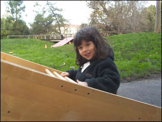 Look at me on the teeter-totter!