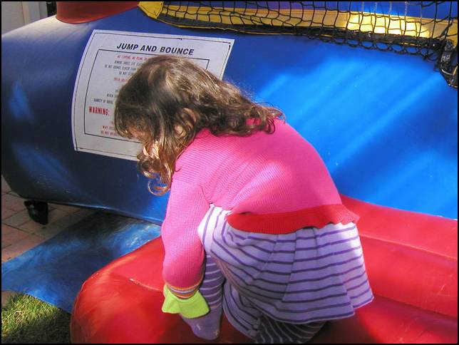 Oh Boy!  Jacob has a bouncy