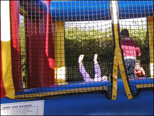 Back to the bouncy bounce -- it was a great B-day party