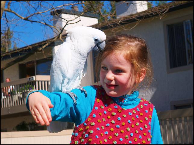 Isabel's turn for a kiss