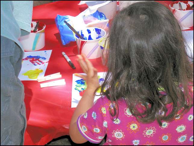 hand painting