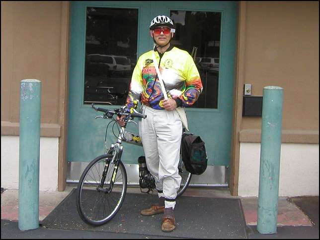 Lots of fun biking to work!