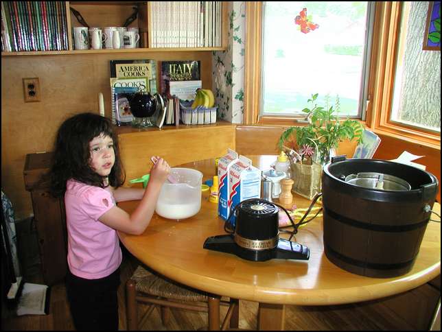 I'm making ice cream!!!!!!!