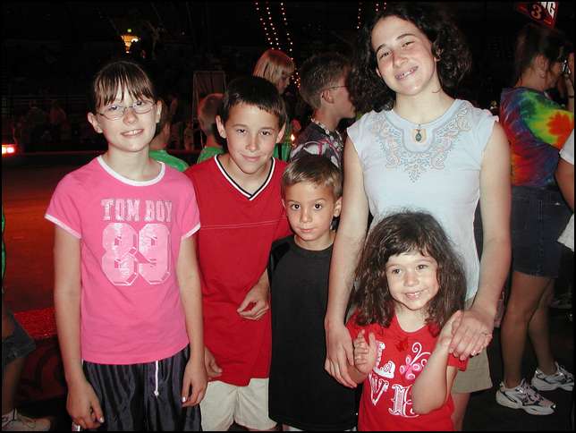 I went with my cousins -- Hanna, Craig, Caleb, and Laura