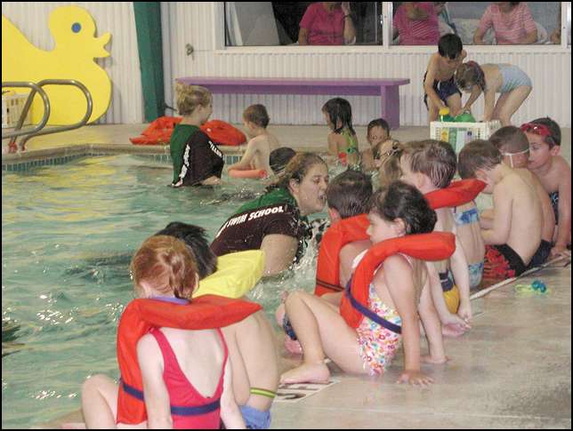 I had a daily swim lesson while in Tulsa