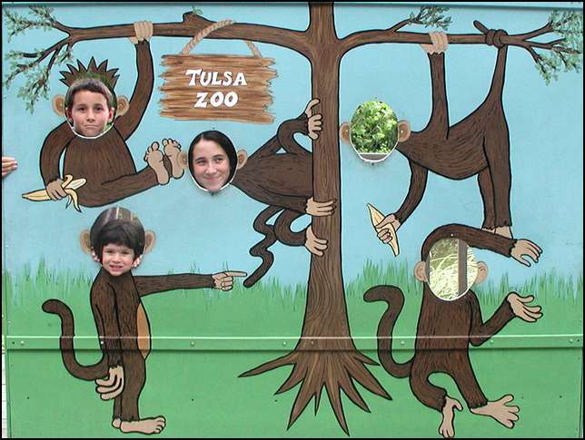 Look, we're monkeys!